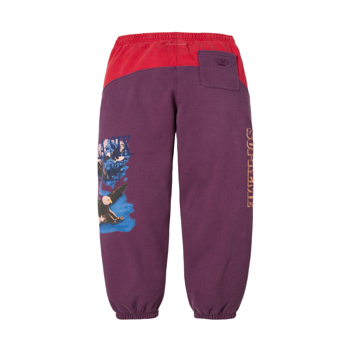 슈프림 x MM6 메종 마르지엘라 이글 스웨트팬츠 퍼플 - 26SS(Supreme x MM6 Maison Margiela Eagle Sweatpant Purple - 26SS) - 2