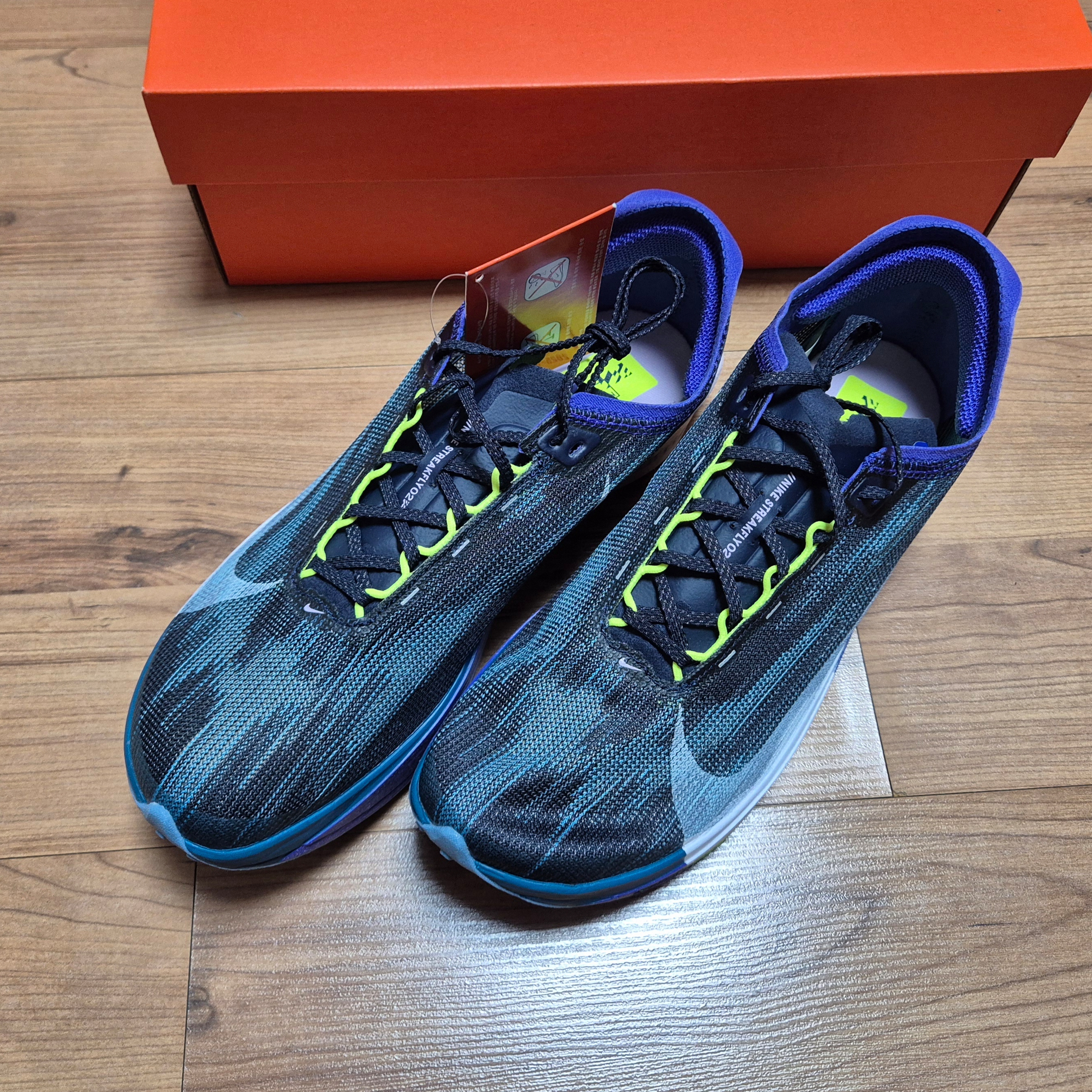 Nike ZoomX Streakfly 2 Obsidian Persian Violet 착용 스타일 - 3