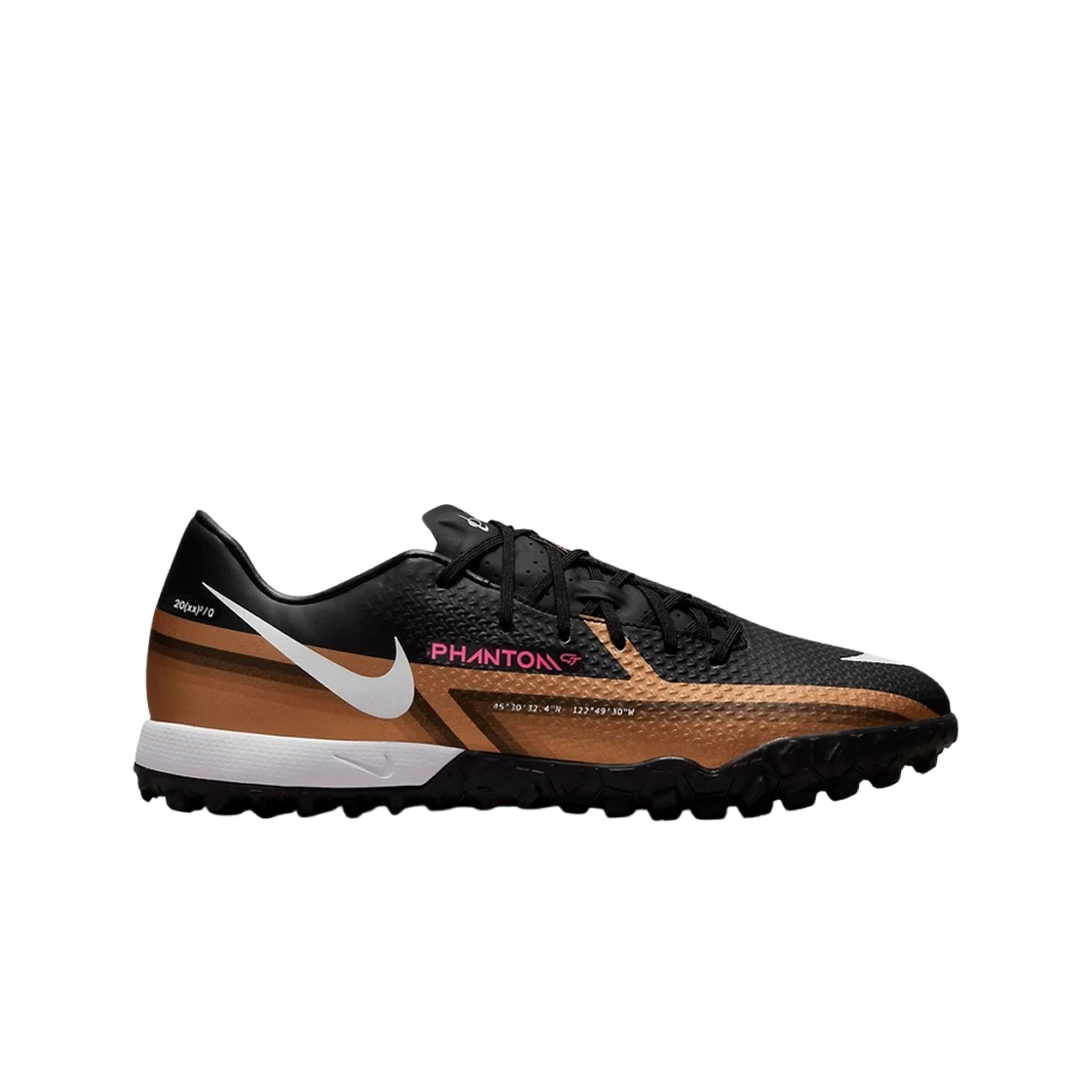 DR5965-810 Nike Phantom GT2 Academy TF Metallic Copper Black