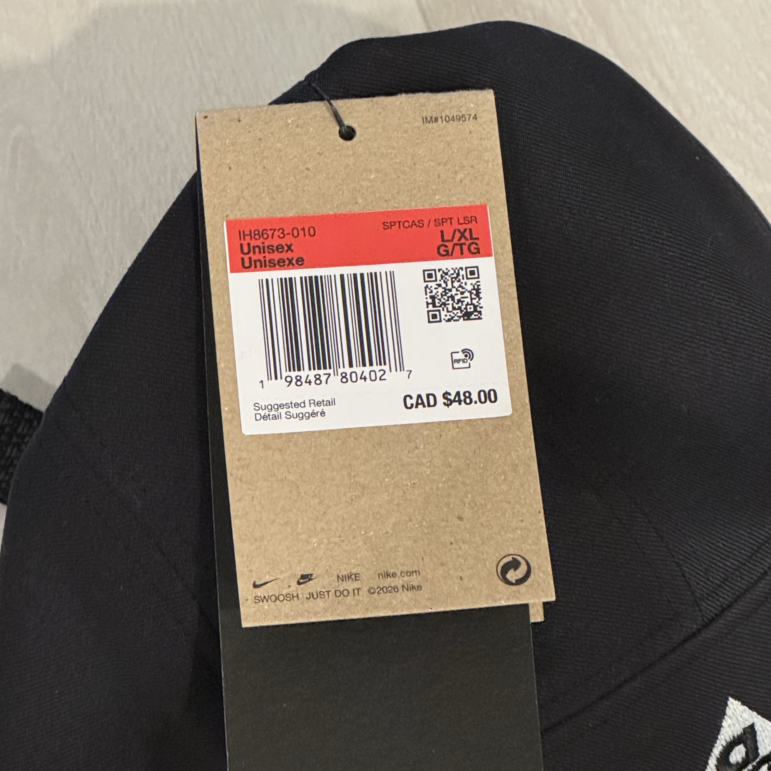 Nike ACG Fly Unstructured Cap Black 착용 스타일 - 2
