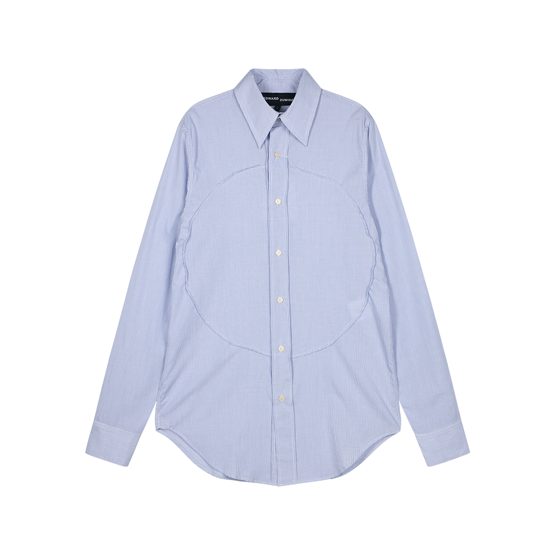 에드워드 커밍 핀턱 렁 셔츠 블루 화이트 - 26SS(Edward Cuming Pin-Tuck Lung Shirt Blue White - 26SS)