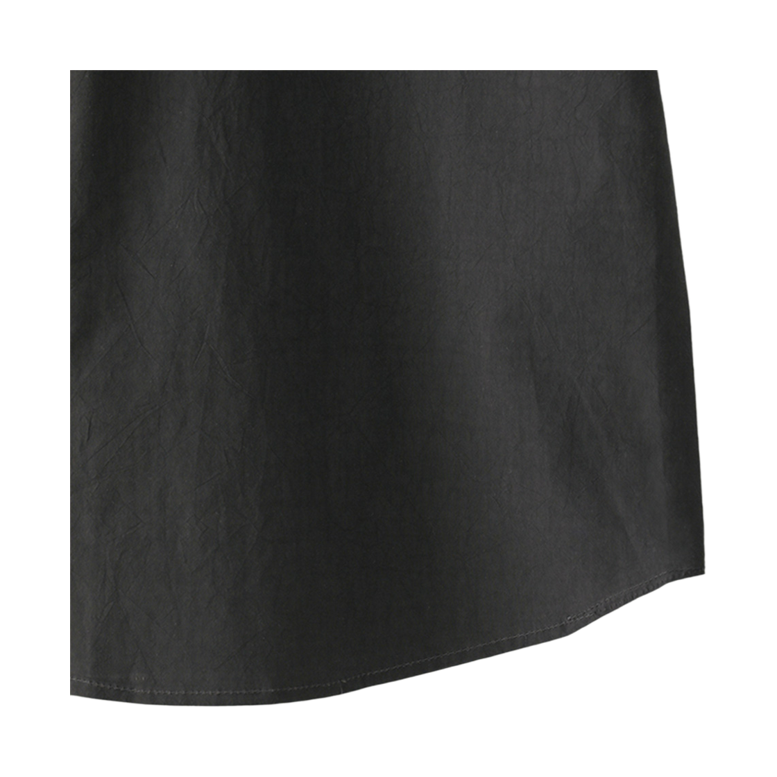 블루 선플라워 세미 크롭 포멀 반팔 셔츠 차콜(Blue Sunflower Formal Short Sleeve Shirt Charcoal) - 5