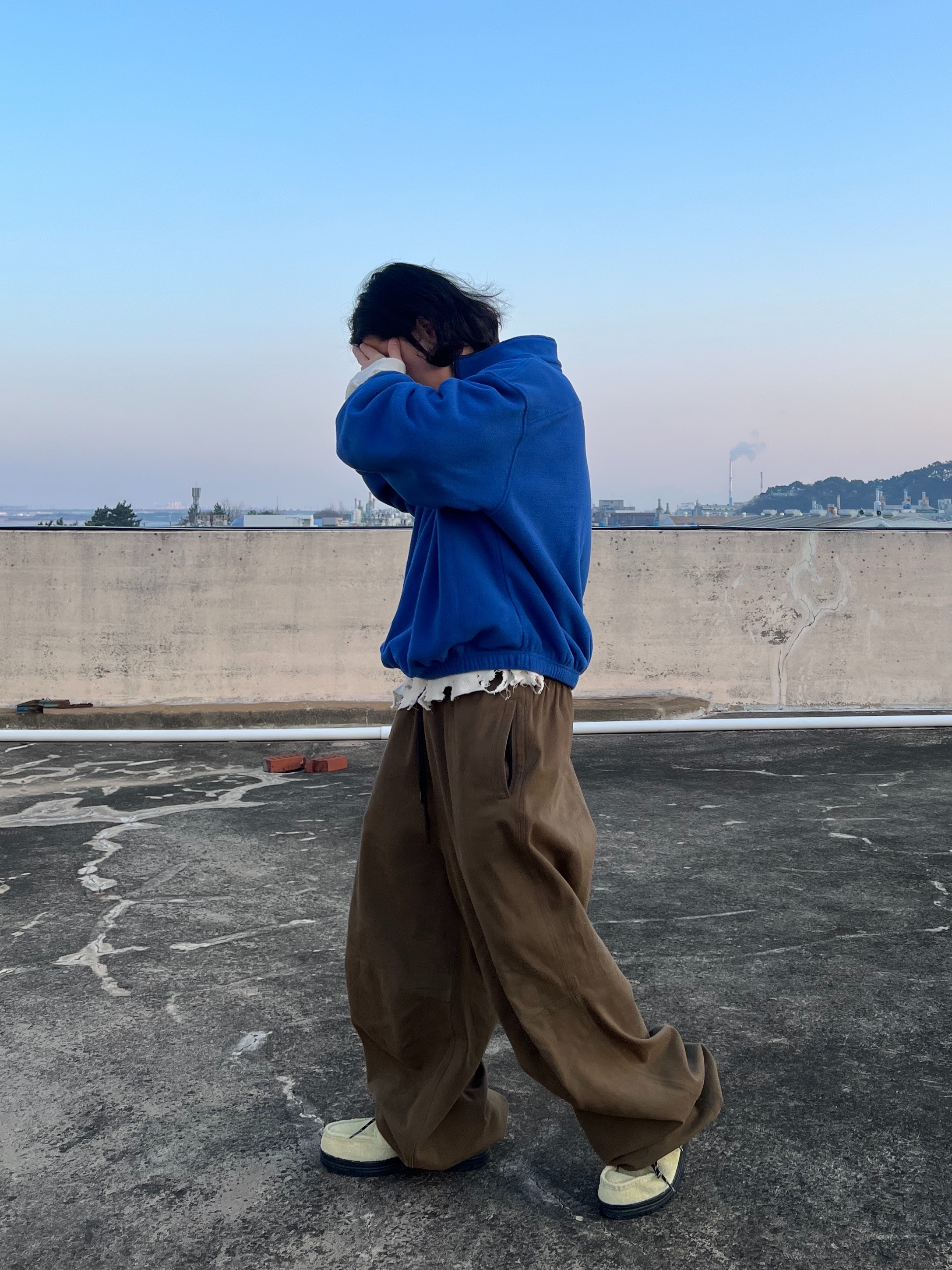 Timberland Heritage Gore-Tex Moc Toe Mid Boots Light Green Suede - Wide, Nonnod Moleskin Track Pants Khaki Brown 착용 스타일 - 7