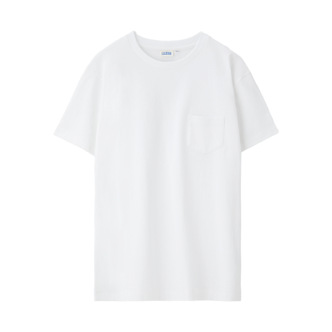 LL25WJSS002OW LLEGE Back Logo Pocket T-Shirt Off White