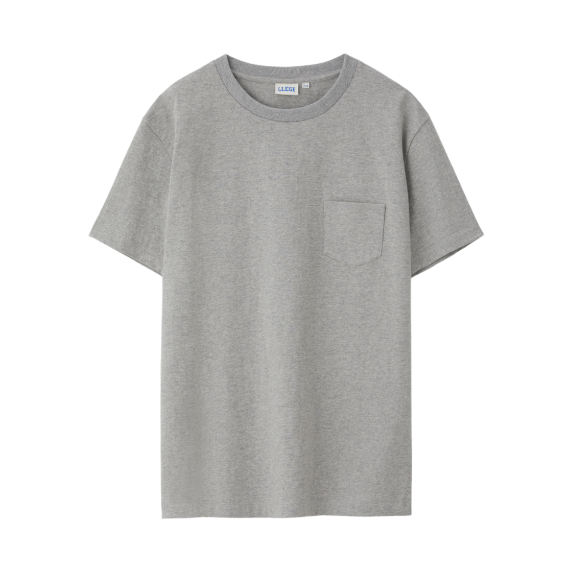 LL25WJSS002GR LLEGE Back Logo Pocket T-Shirt Grey