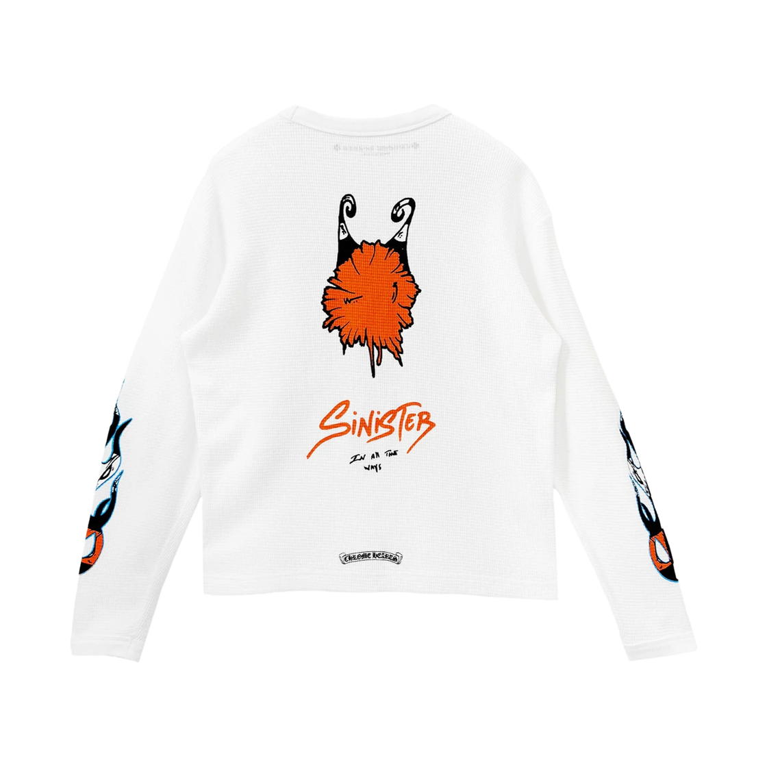 크롬하츠 매티 보이 시니스터 와플 써멀 롱슬리브 티셔츠 화이트(Chrome Hearts Matty Boy Sinister Waffle Thermal Long Sleeve T-shirt White) - 2