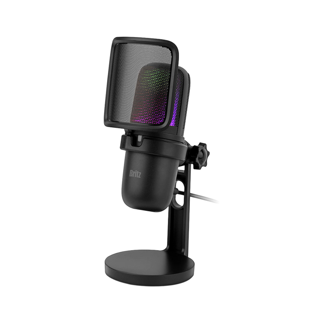 브리츠 USB 콘덴서 마이크 방송용 게임용 PC 유튜브 인강용 BZ-UM20RGB(Britz USB Condenser Microphone for PC Gaming & Streaming BZ-UM20RGB) - 2