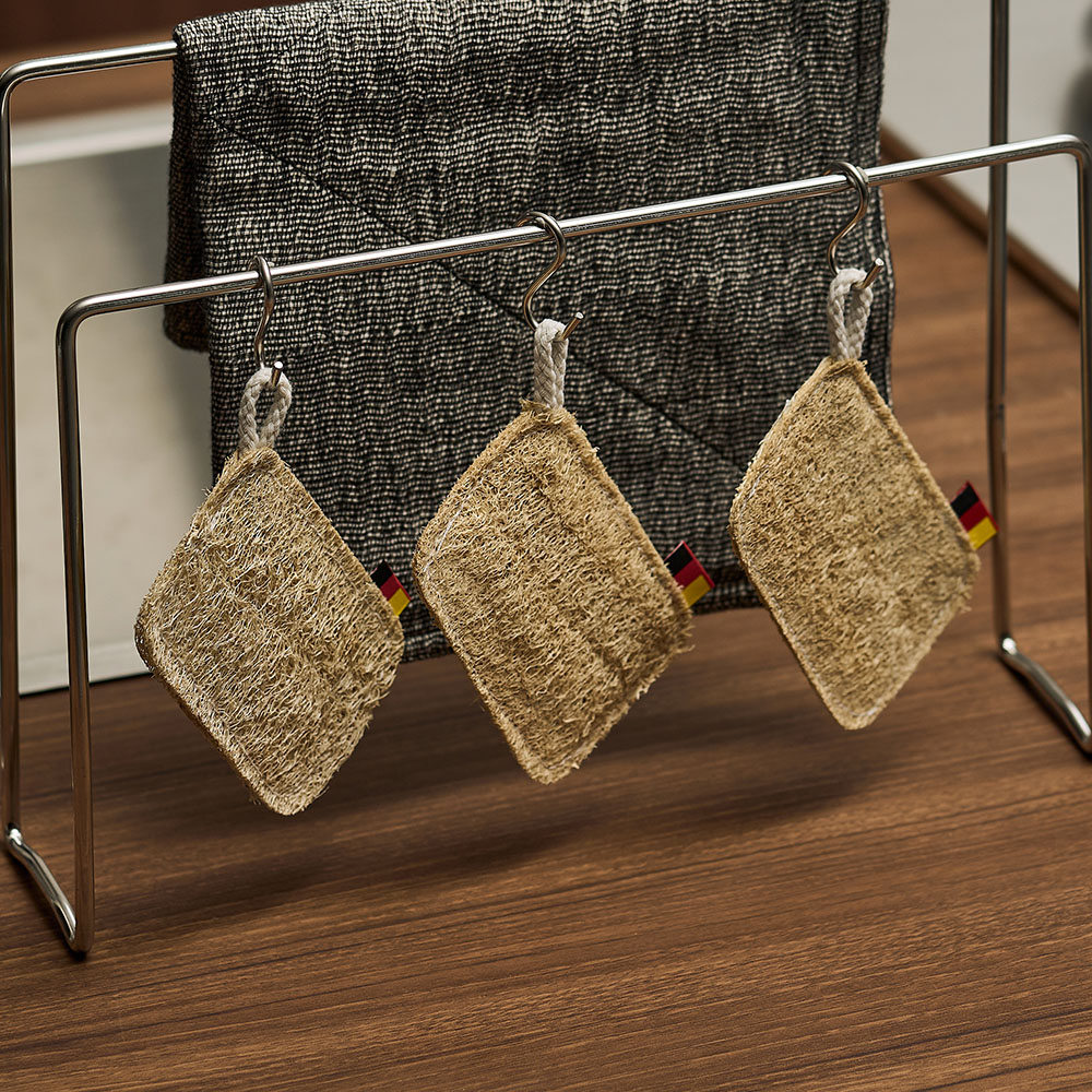 바겐슈타이거 메종클린 루파 스폰지 천연수세미 3P(WAGENSTEIGER Maison Clean Natural Luffa Sponge 3P SET) - 3
