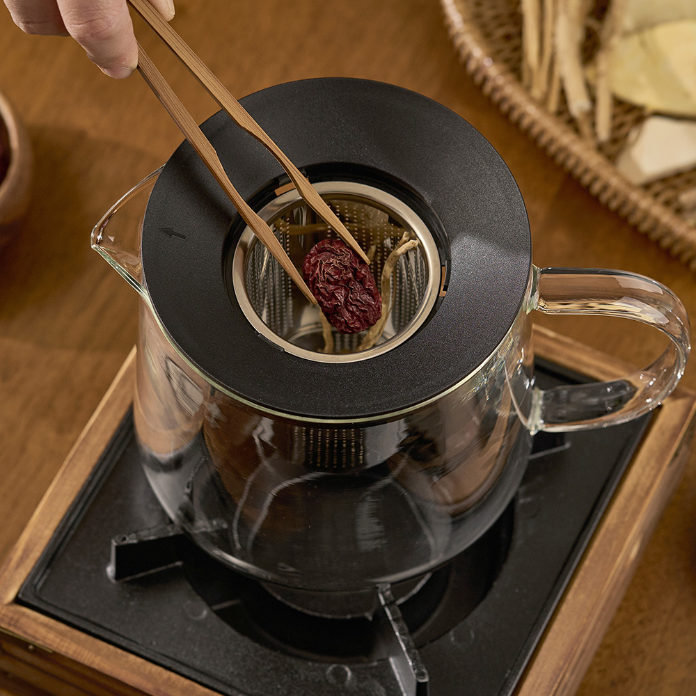 바겐슈타이거 스텐 304 벨베르 유리포트 1500ml(WAGENSTEIGER Stainless Steel 304 Belver Glass Pot 1500ml) - 5