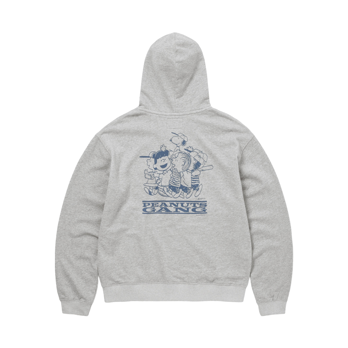 디스이즈네버댓 x 피너츠 집업 후드 헤더 그레이(Thisisneverthat x Peanuts Zip Up Hoodie Heather Grey) - 2