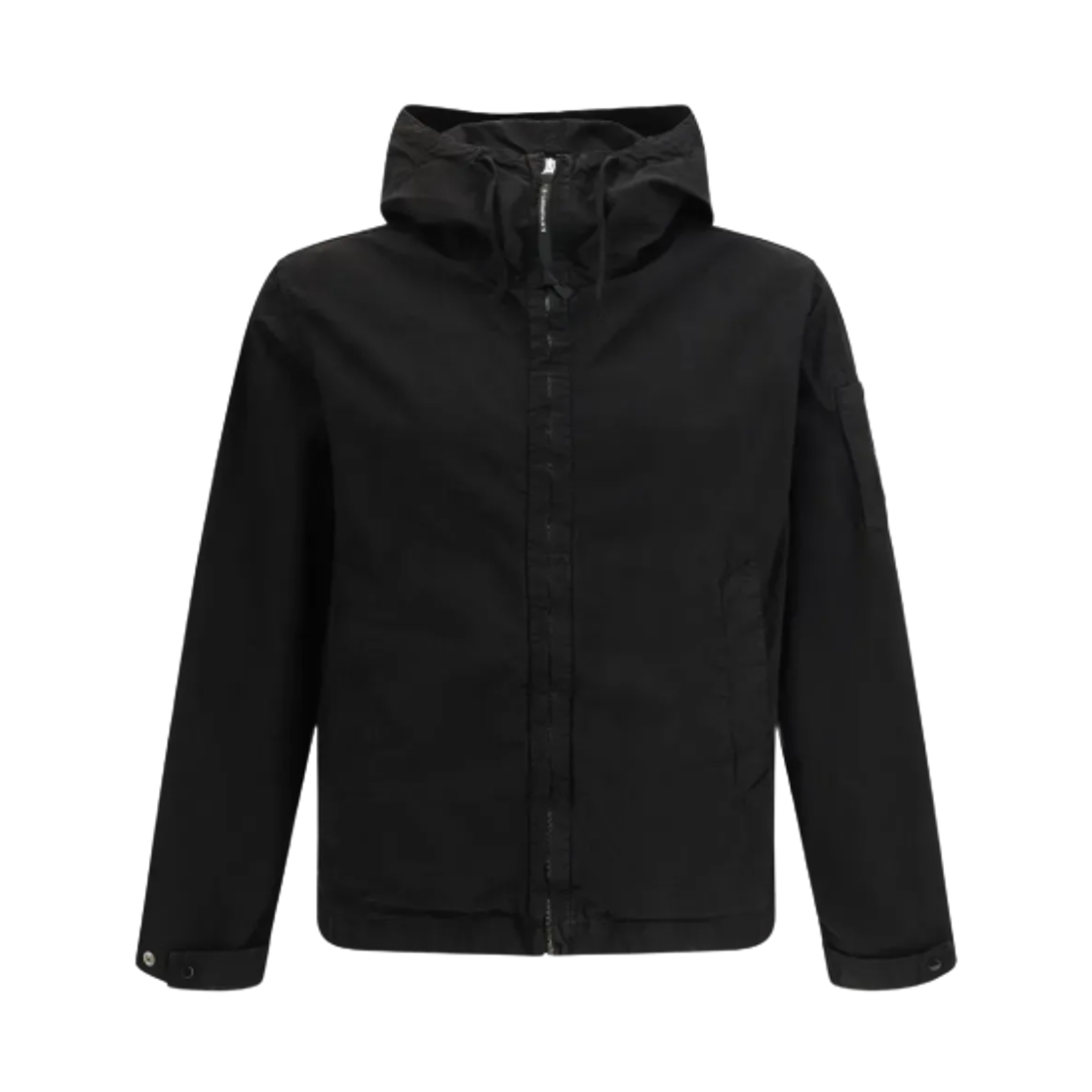 C.P. 컴퍼니 마이크로 랩스 후드 자켓 블랙 - 26SS(C.P. Company Micro-Reps Hooded Jacket Black - 26SS)