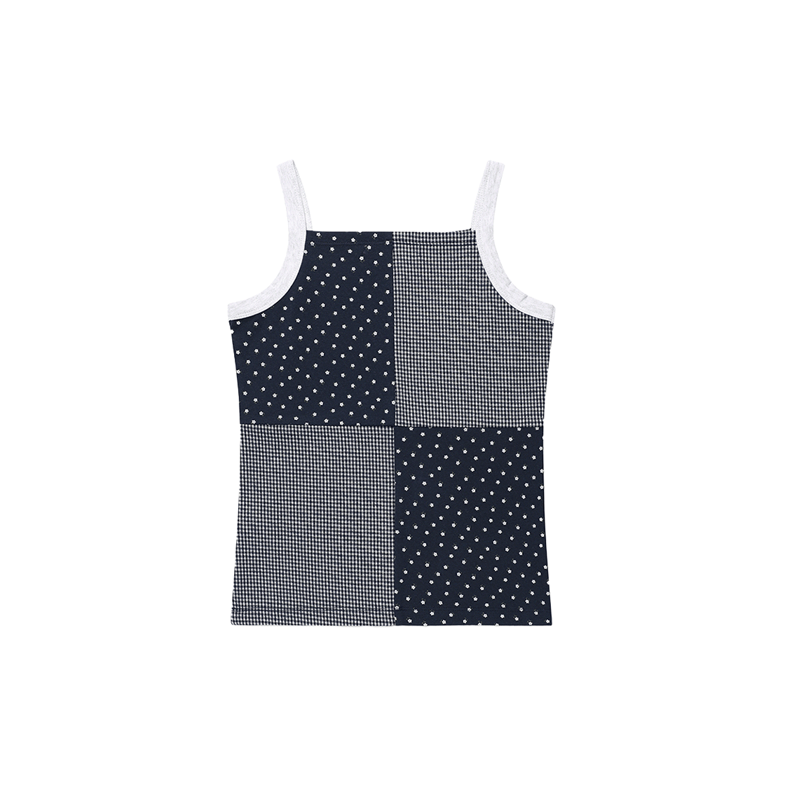 카비시 믹스 패치 슬리브리스 네이비(CAVISH Mix Patch Sleeveless Navy) - 2