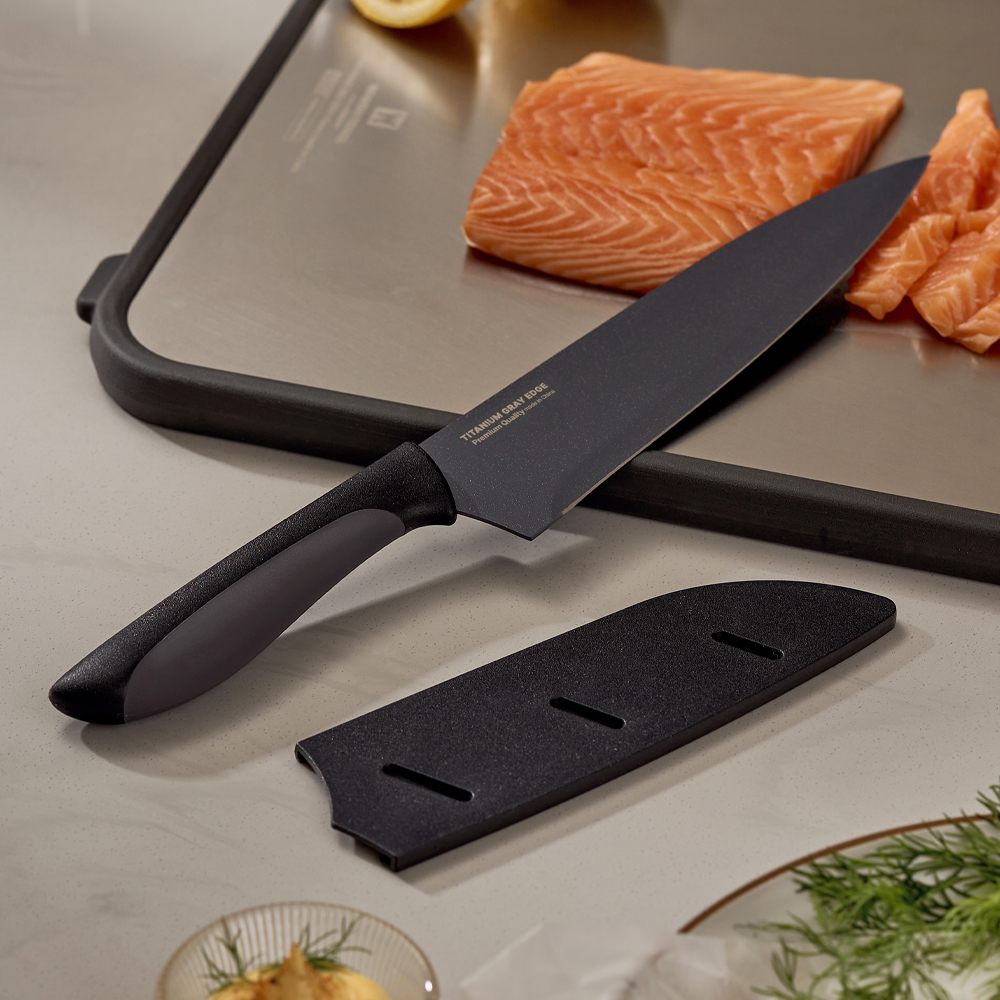바겐슈타이거 티타늄 그레이엣지 나이프 산도쿠(WAGENSTEIGER Titanium Gray-Edge Santoku Knife) - 4