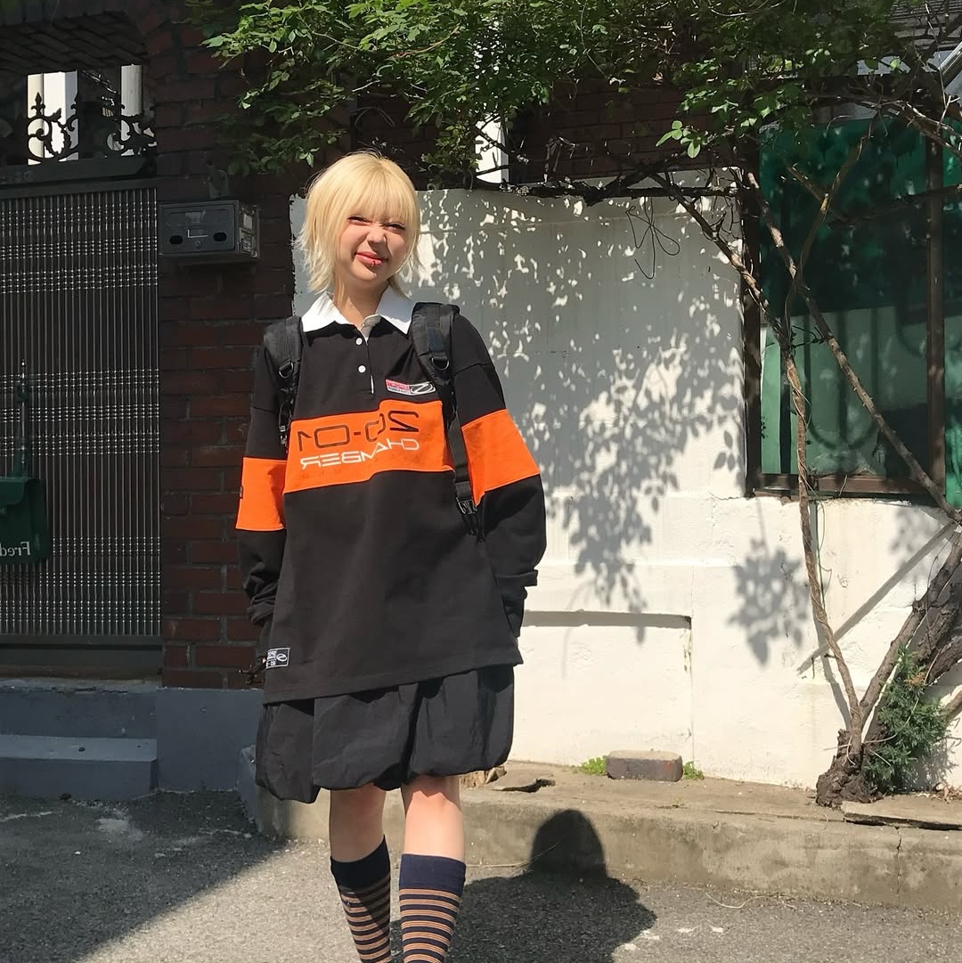 SPORT CHAMBER SC 2001 Rugby T-shirt BLACK 착용 스타일 - 3