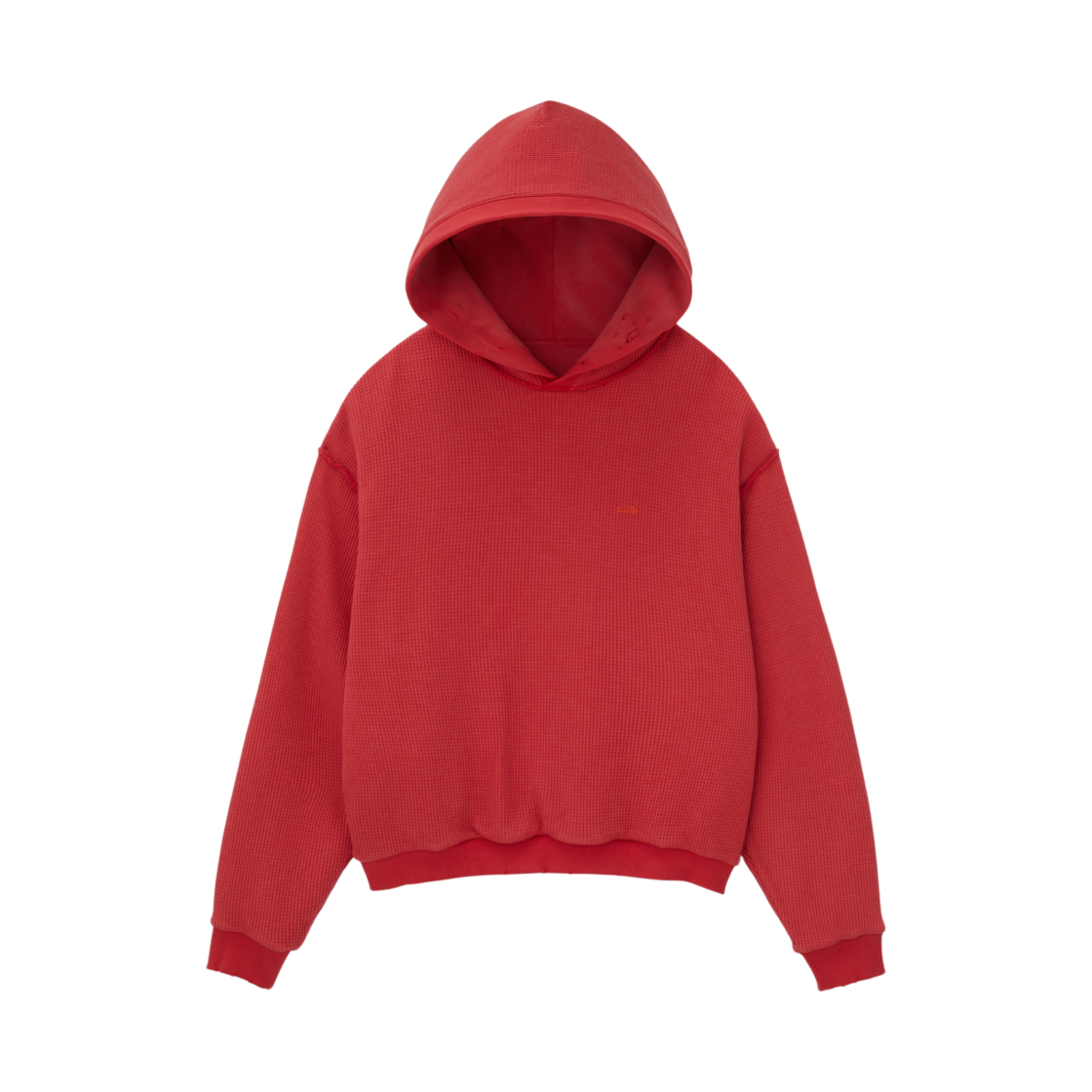 리지 가먼트 다이드 리버시블 후디 레드(LLEGE Garment Dyed Reversible Hoodie Red) - 2