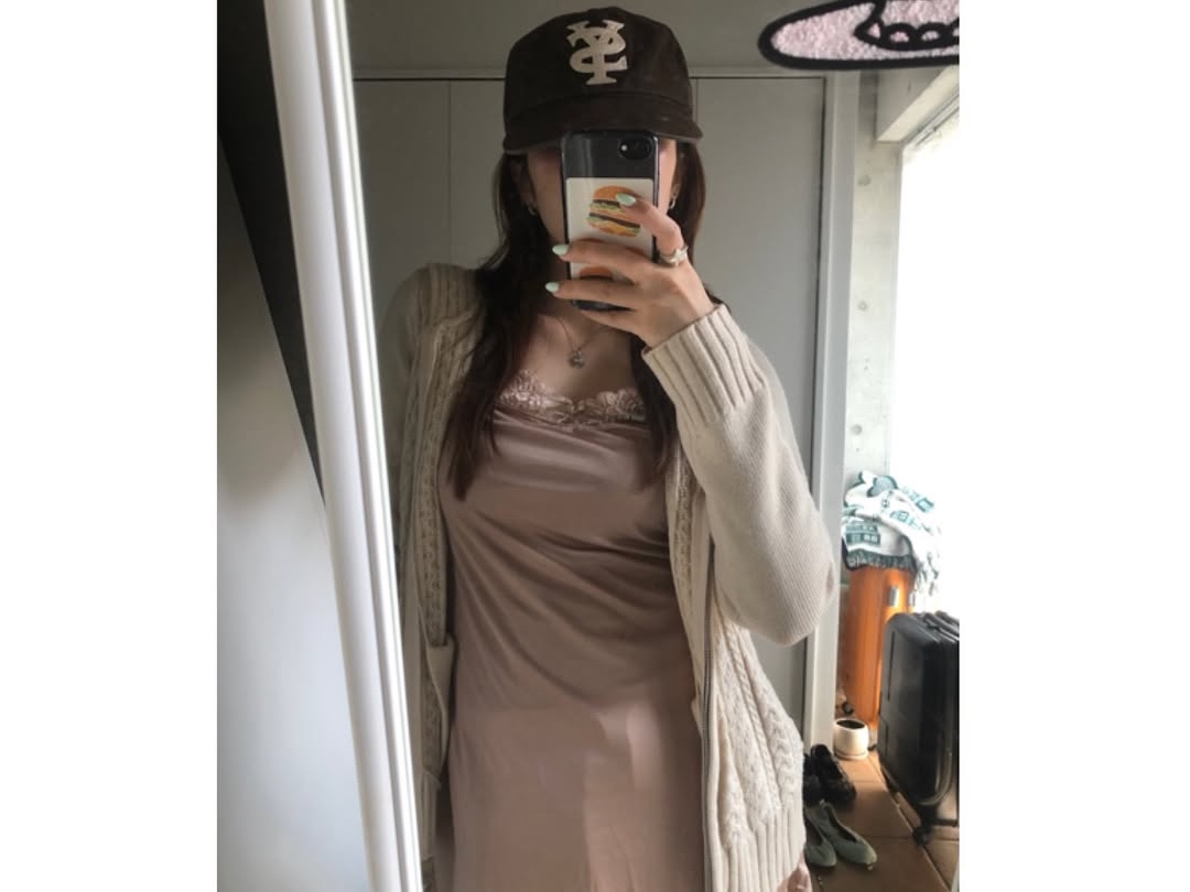Sunday Ceremony Sy Logo 5 Panel Cotton Cap - Brown 착용 스타일 - 1