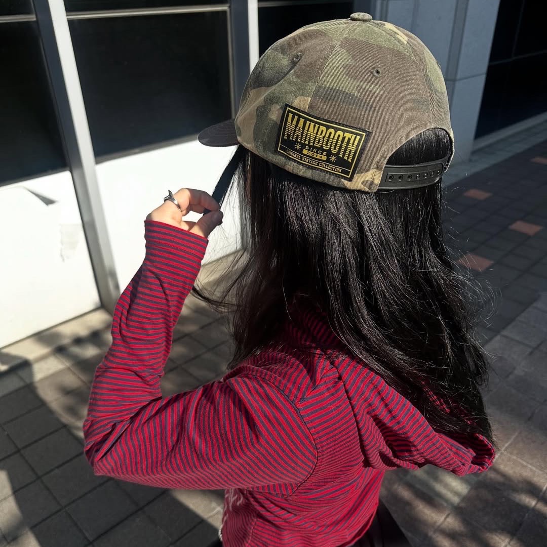 MAINBOOTH Cinefingers Ball Cap CAMO 착용 스타일 - 5