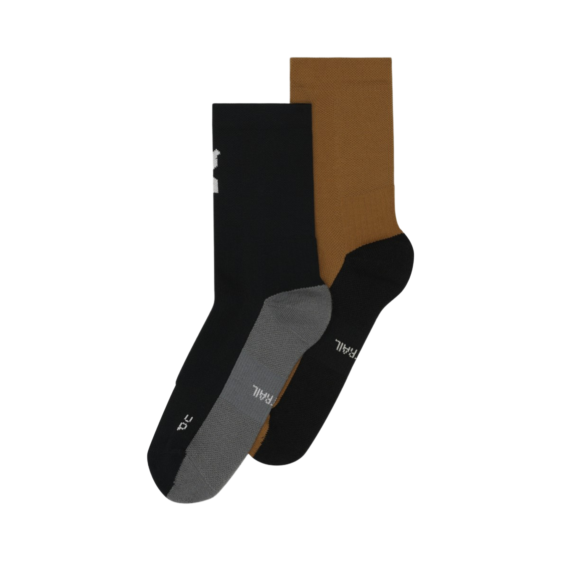 온 러닝 트레일 삭스 하이 블랙 스핑크스 (2개입)(On Running Trail Socks High Black Sphinx (2 Pack)) - 1