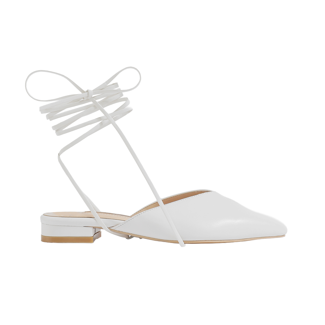 MD0026_1 Moodnight Strappy V Cut Low Shoes l White