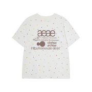 AEAE Web Logo Color Dot T-Shirts White