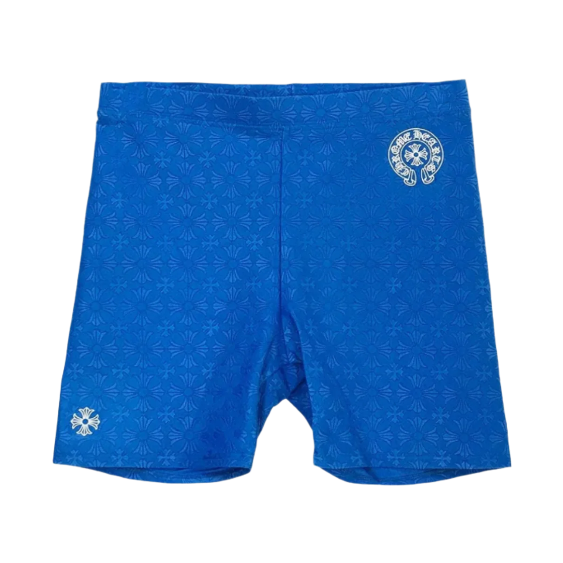 - Chrome Hearts Horseshoe Logo Swim Pants Blue