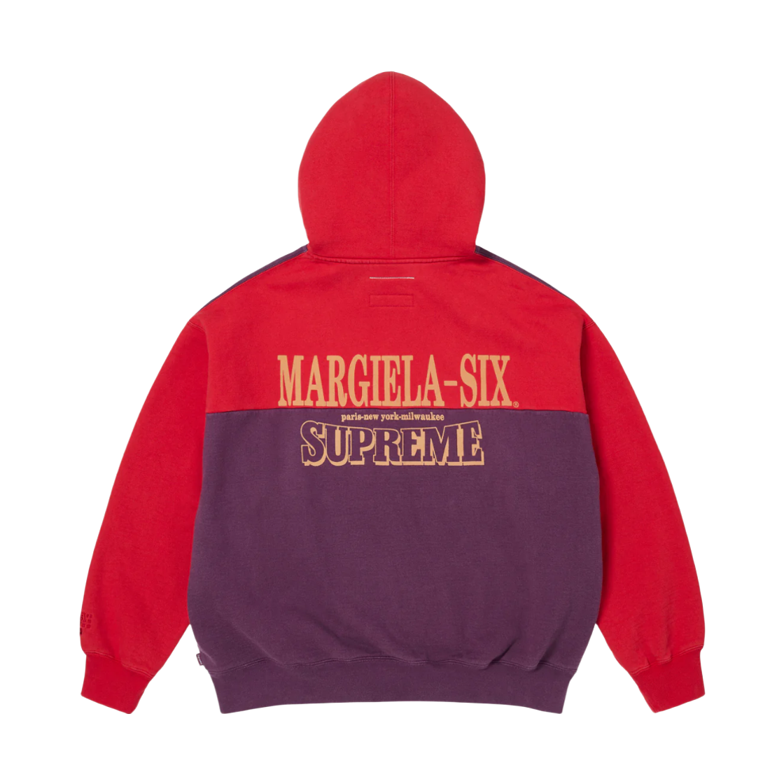 슈프림 x MM6 메종 마르지엘라 이글 집업 후드 스웨트셔츠 퍼플 - 26SS(Supreme x MM6 Maison Margiela Eagle Zip Up Hooded Sweatshirt Purple - 26SS) - 2