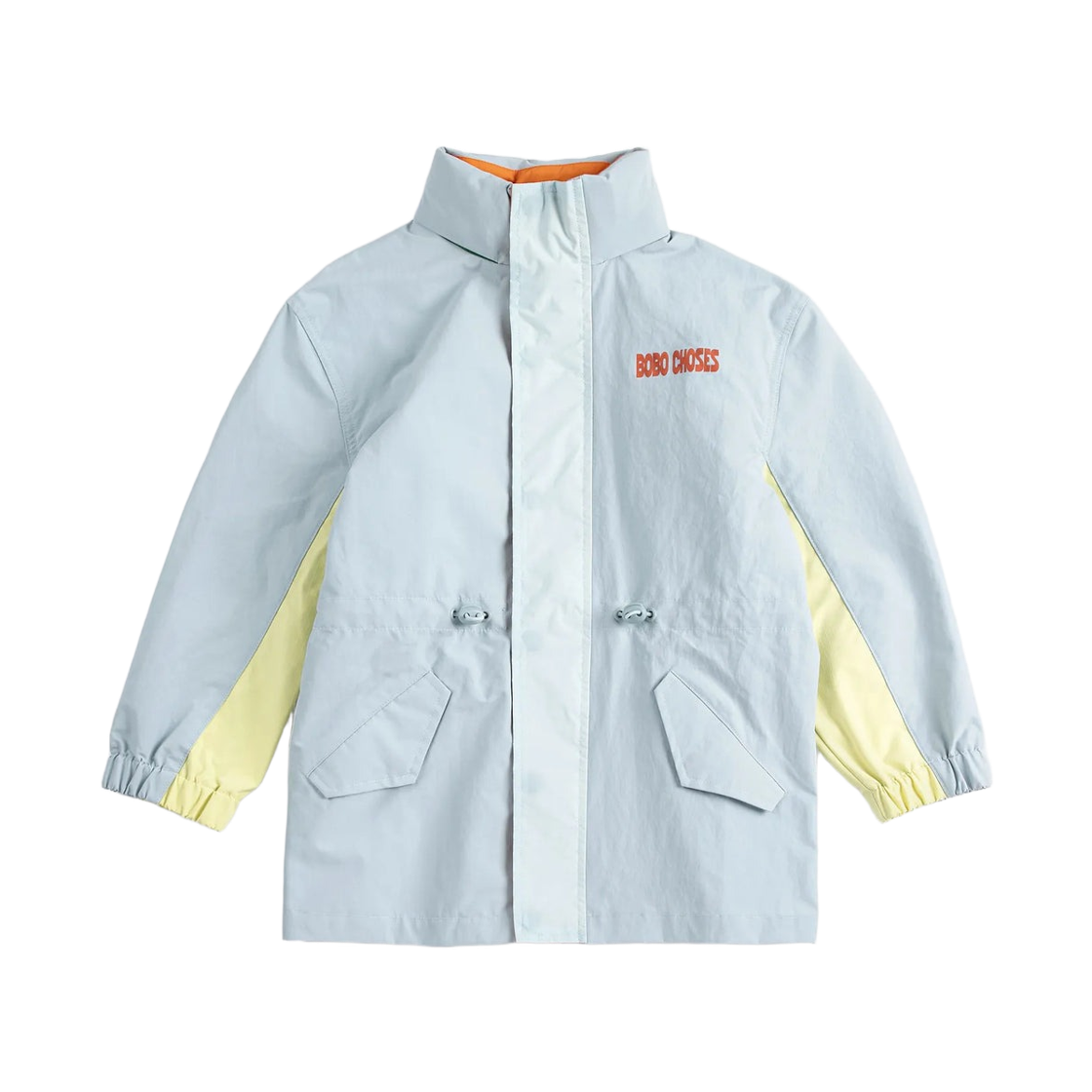 (키즈) 보보쇼즈 컬러 블록 레인코트 블루((Kids) Bobo Choses Color Block Raincoat Blue) - 1