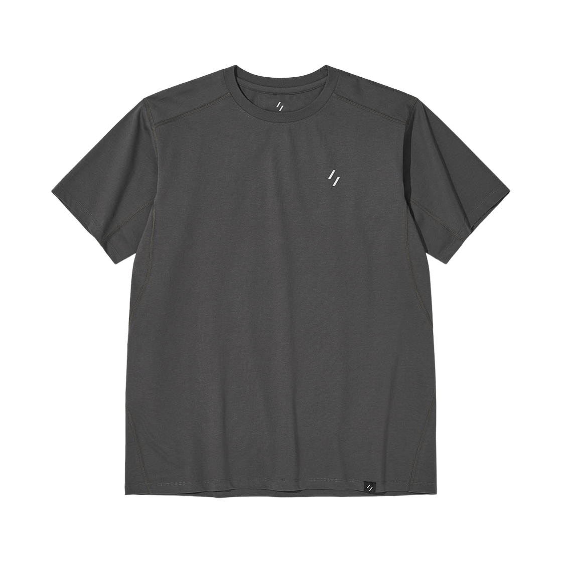 WBFUTS003CH WELTER EXPERIMENT Aeren T-Shirt Charcoal