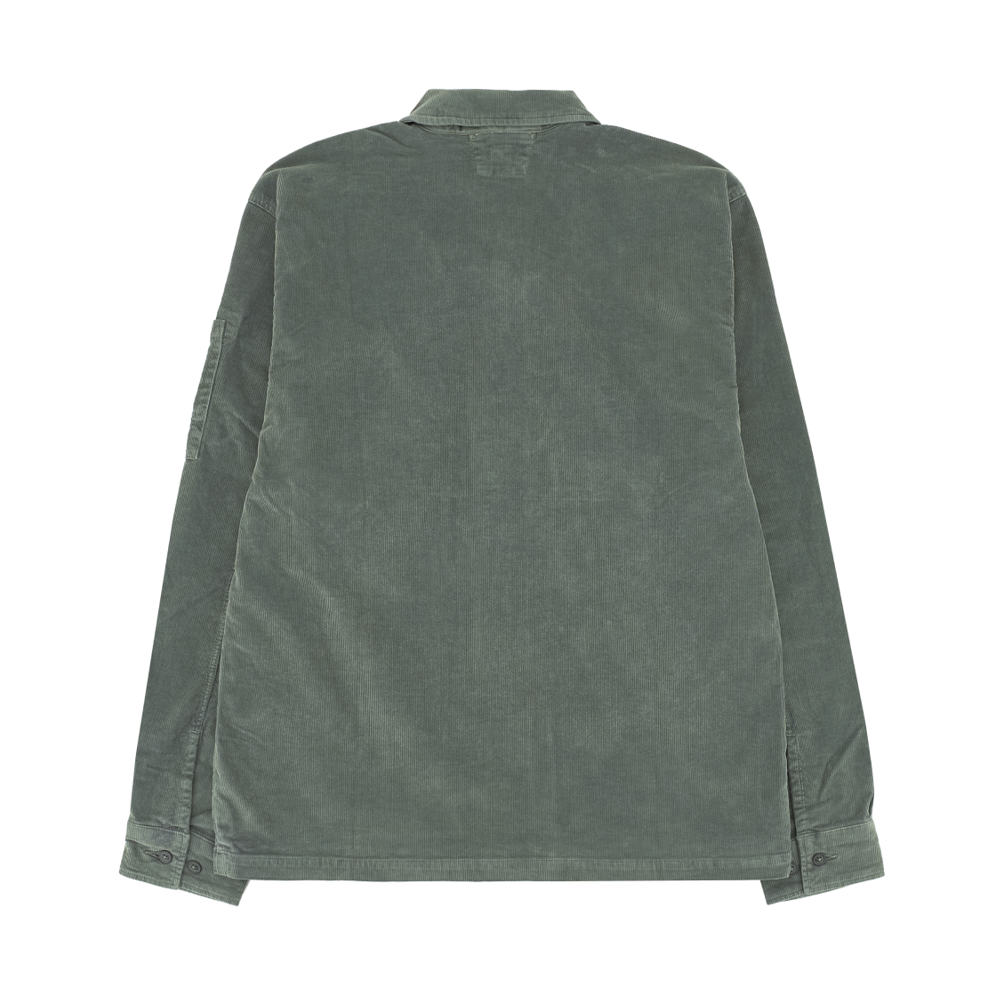 C.P. 컴퍼니 코듀로이 렌즈 버튼 오버셔츠 건메탈 그레이 - 25FW(C.P. Company Corduroy Lens Buttoned Overshirt Gunmetal Grey - 25FW) - 2