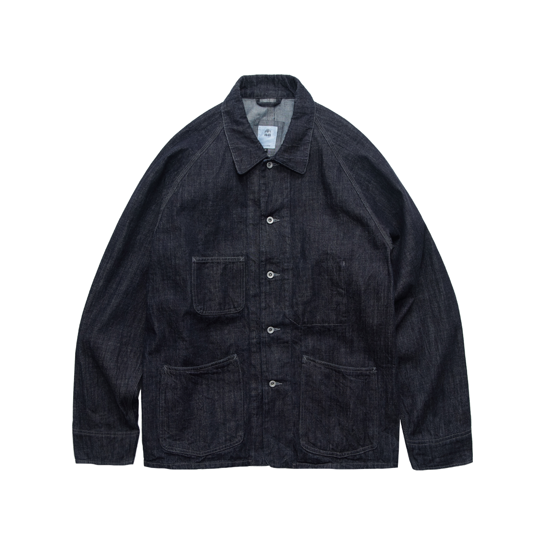 폴리테루 데님 커버올 자켓 인디고(Polyteru Denim Coverall Jacket Indigo)