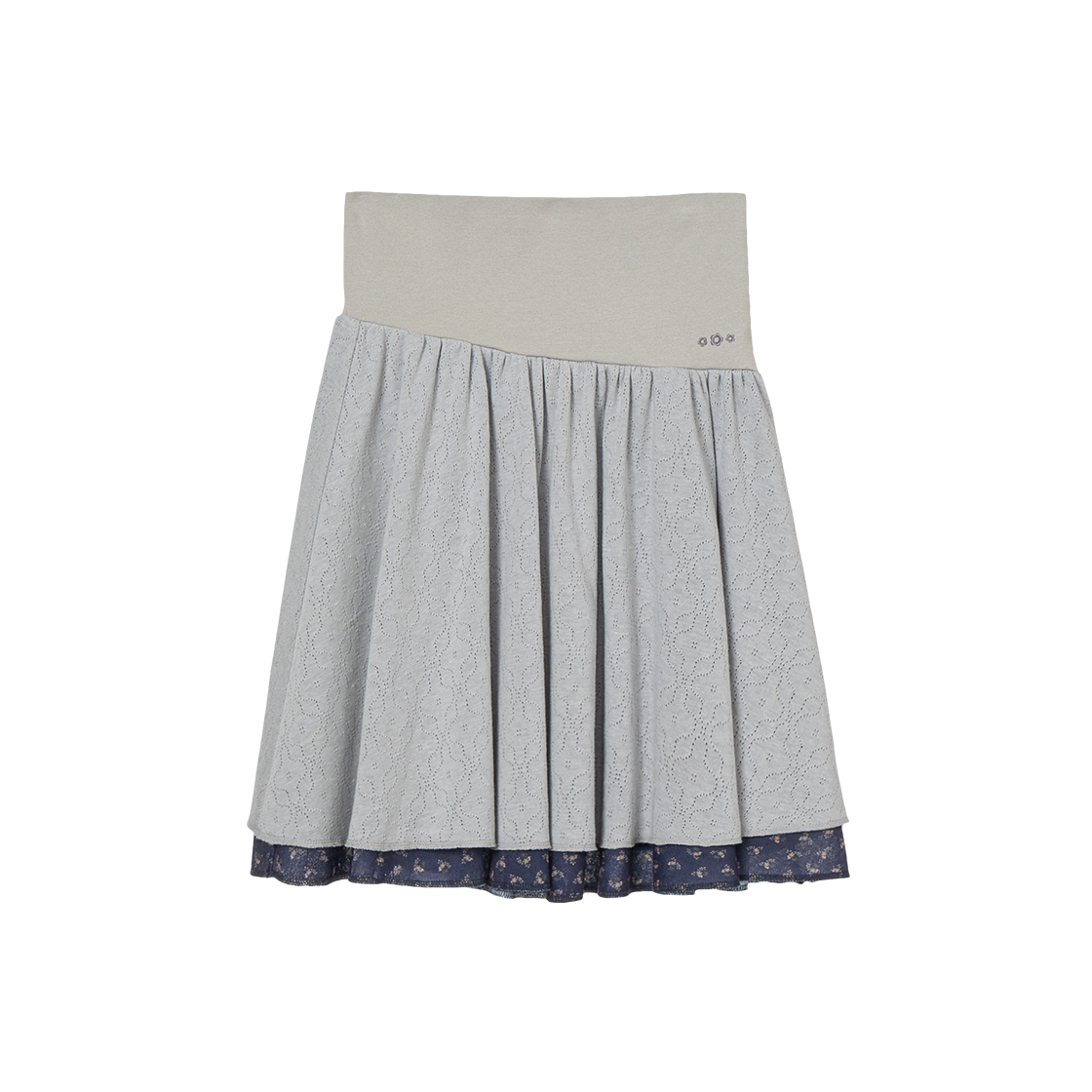에이이에이이 레이어드 스커트 그레이(AEAE Layered Skirt Grey)