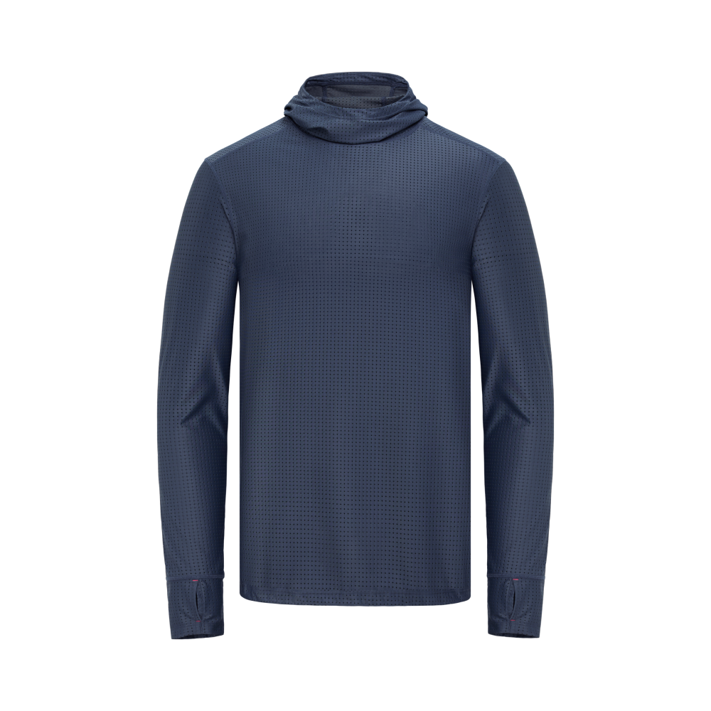 프로-스펙스 유니 울트라라이트 메쉬 후디 긴팔티셔츠 그레이(PRO-SPECS Unisex Ultra-Light Mesh Hoodie Tee Gray)