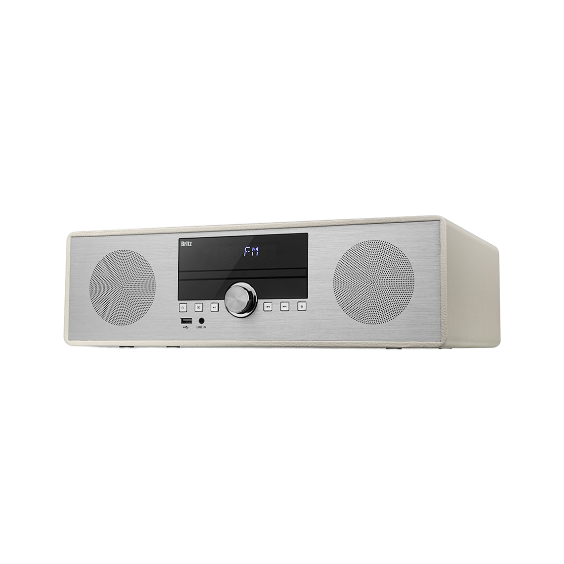 브리츠 CD플레이어 라디오 블루투스 스피커 겸용 올인원 오디오 BZ-T8500 Plus(Britz High-Power 30W Home Audio System with CD Player, FM Radio, and Bluetooth) - 4