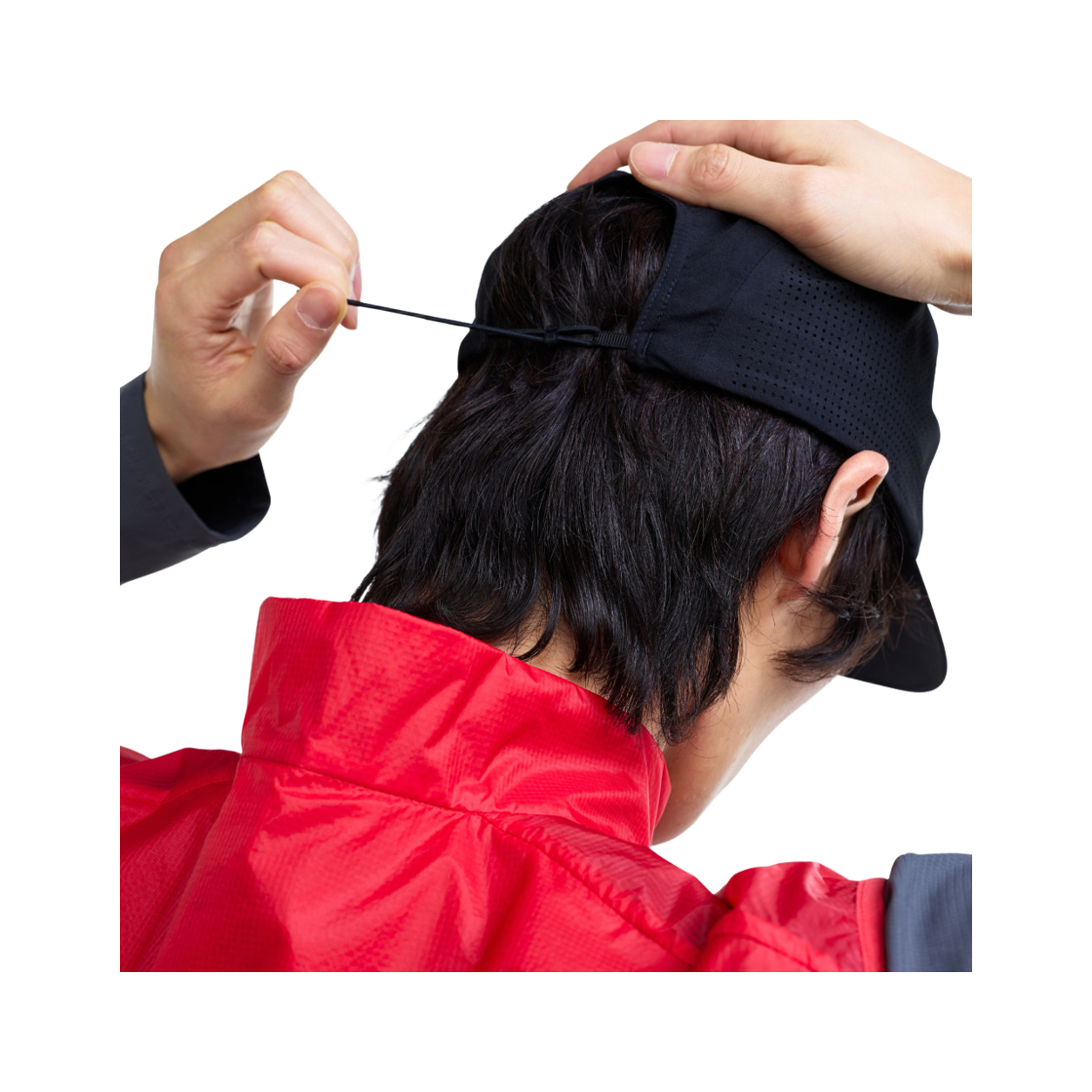 프로-스펙스 경량 심리스 타공 러닝캡 블랙(PRO-SPECS Lightweight Seamless Perforated Running Cap Black) - 2