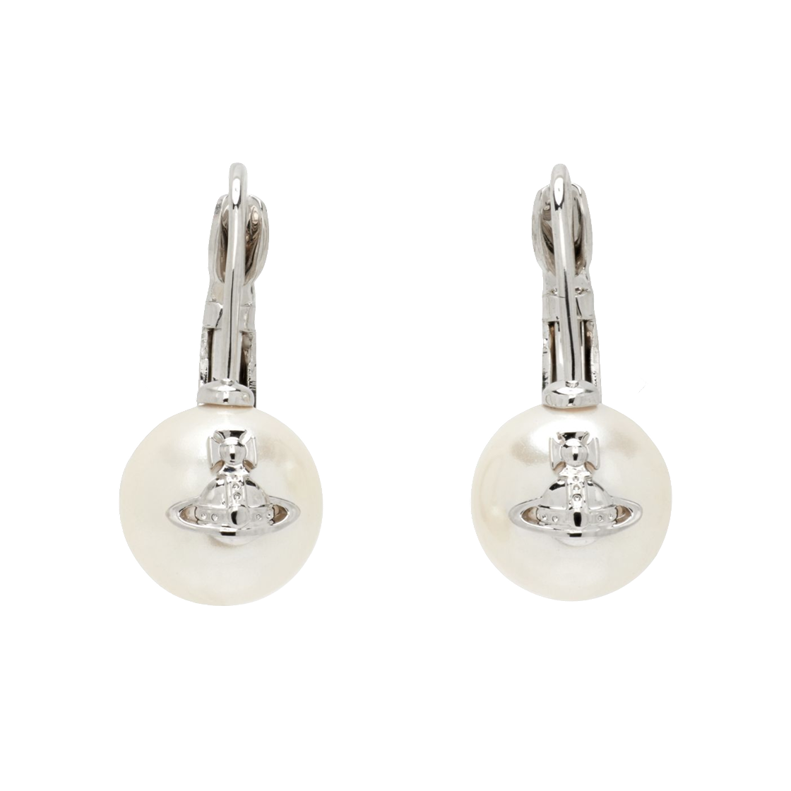 62020126-02P103 Vivienne Westwood Gia Drop Earrings Silver