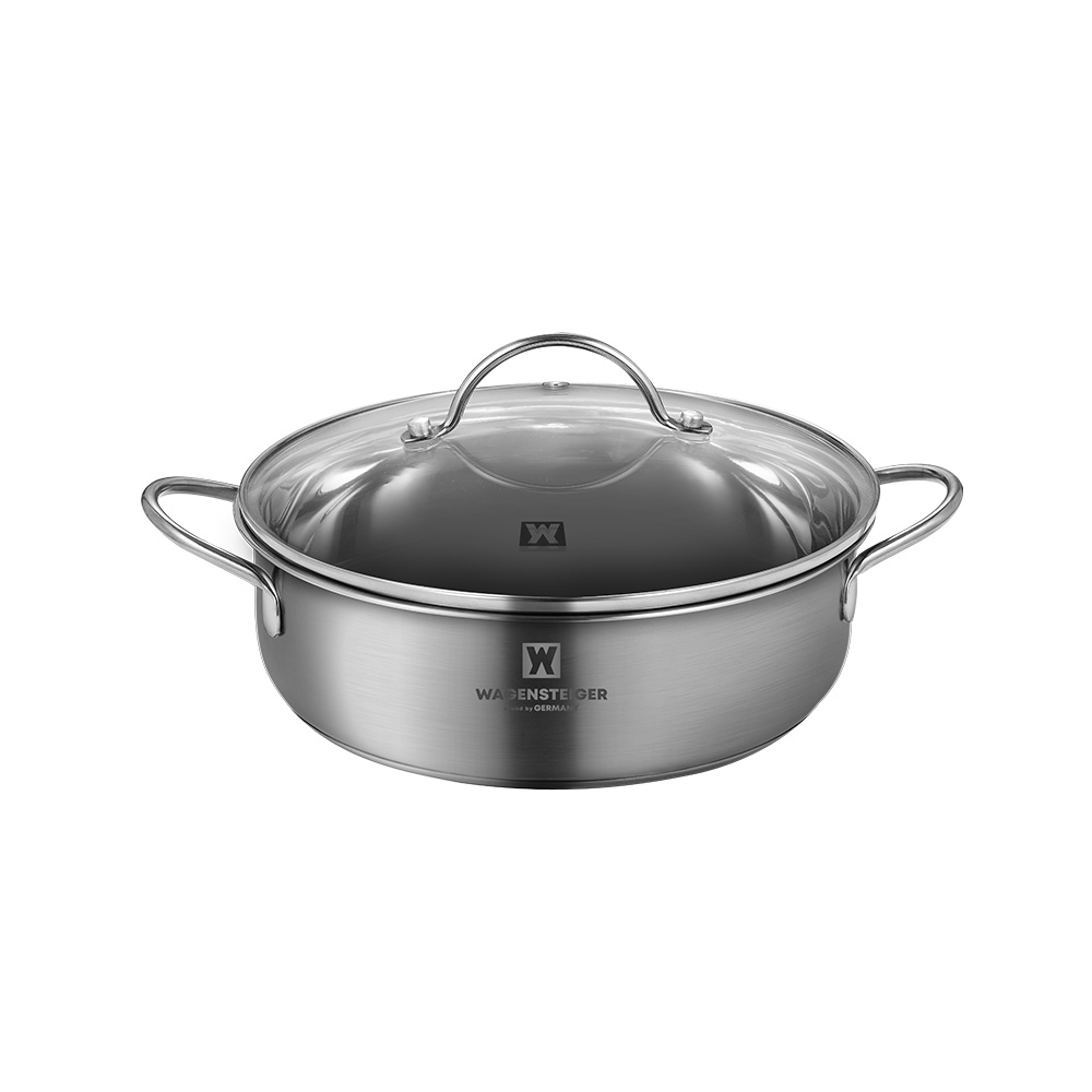 바겐슈타이거 IH 3중 바닥 스텐 미니팟 전골냄비 20cm(WAGENSTEIGER IH 3-Ply Bottom Stainless Mini Casserole 20cm) - 6