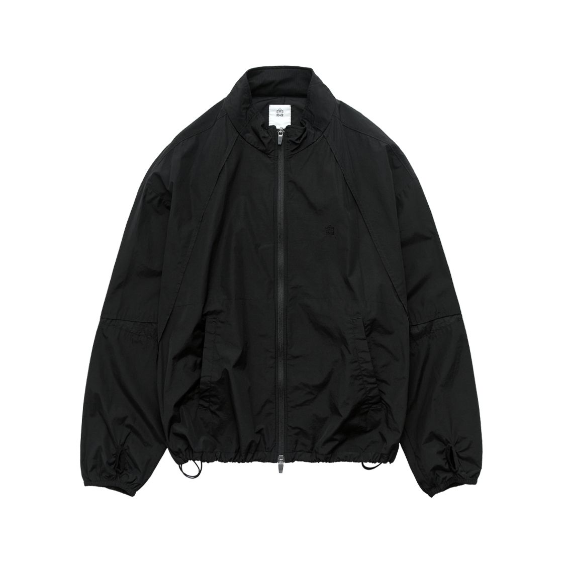 폴리테루 블록 블루종 블랙(Polyteru Block Blouson Black)