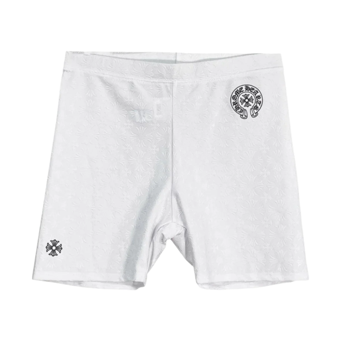 - Chrome Hearts Horseshoe Logo Swim Pants White