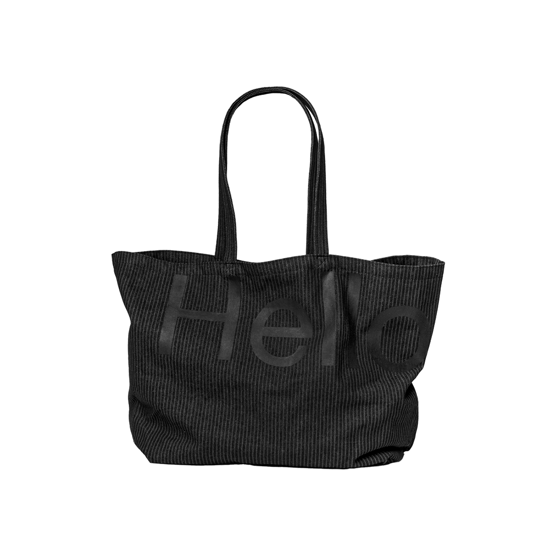 헬로듀드 빅 토트백 헤비 스트라이프 데님(Hellodude Big Tote Bag Heavy Stripe Denim)
