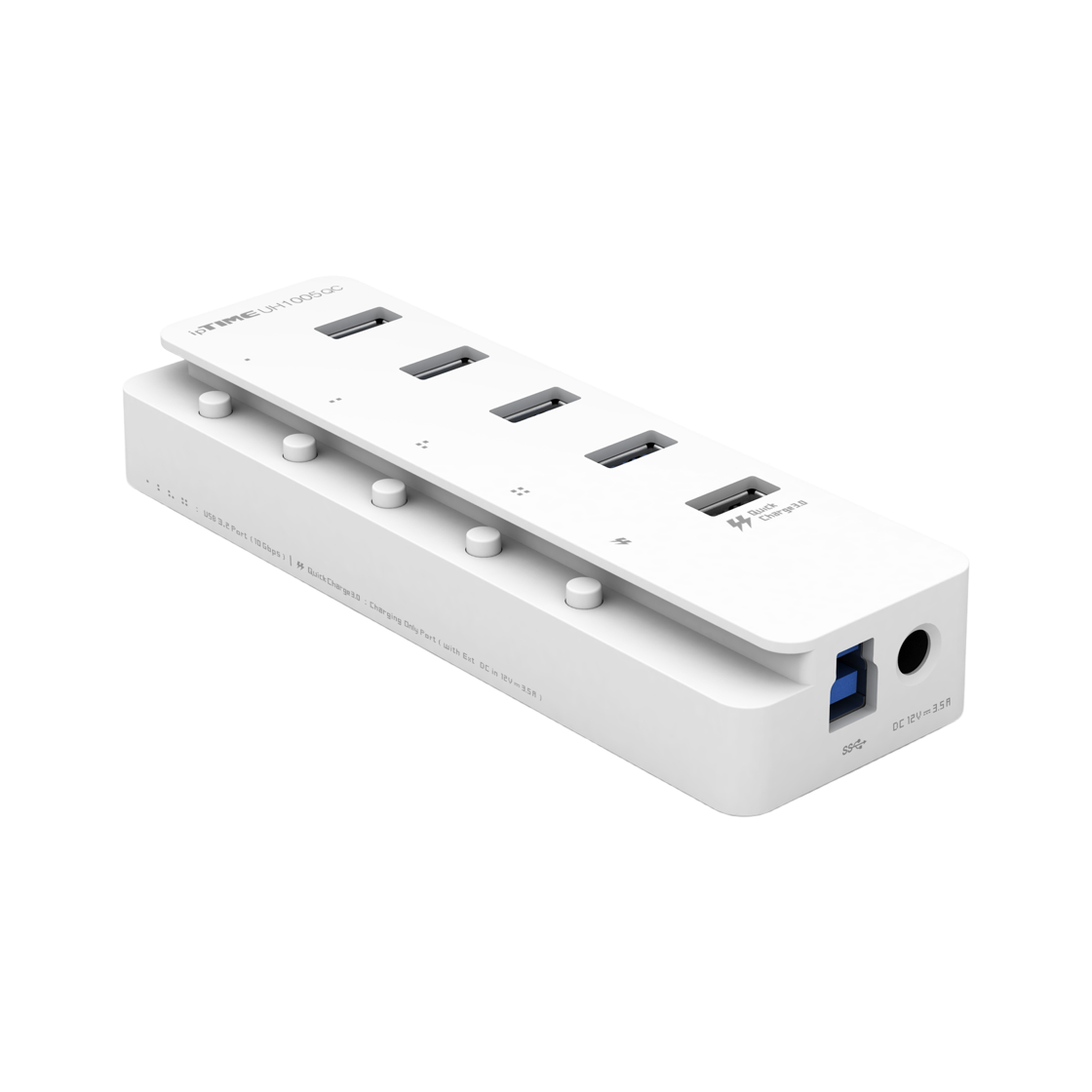 ipTIME UH1005QC 5포트 C타입 USB 3.2 USB허브(ipTIME UH1005QC 5-port type-C USB 3.2 USB hub) - 4