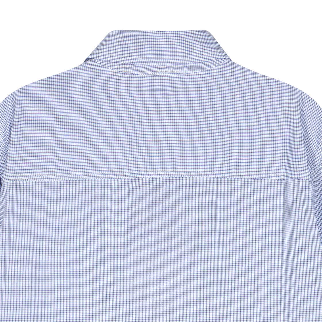 에드워드 커밍 핀턱 렁 셔츠 블루 화이트 - 26SS(Edward Cuming Pin-Tuck Lung Shirt Blue White - 26SS) - 4