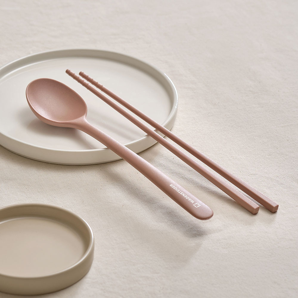 바겐슈타이거 플래티넘 실리콘 엘로아 수저세트 로즈핑크(WAGENSTEIGER Platinum Silicone Eloa Cutlery Set (Rose Pink)) - 6