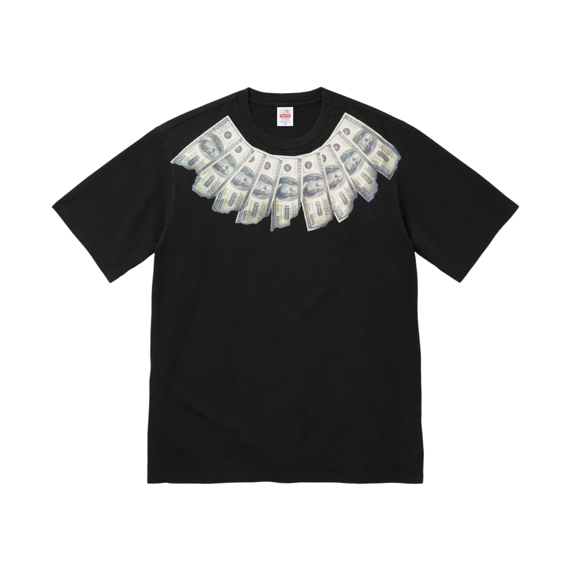 슈프림 x MM6 메종 마르지엘라 머니 숏슬리브 탑 블랙 - 26SS(Supreme x MM6 Maison Margiela Money S/S Top Black - 26SS) - 1