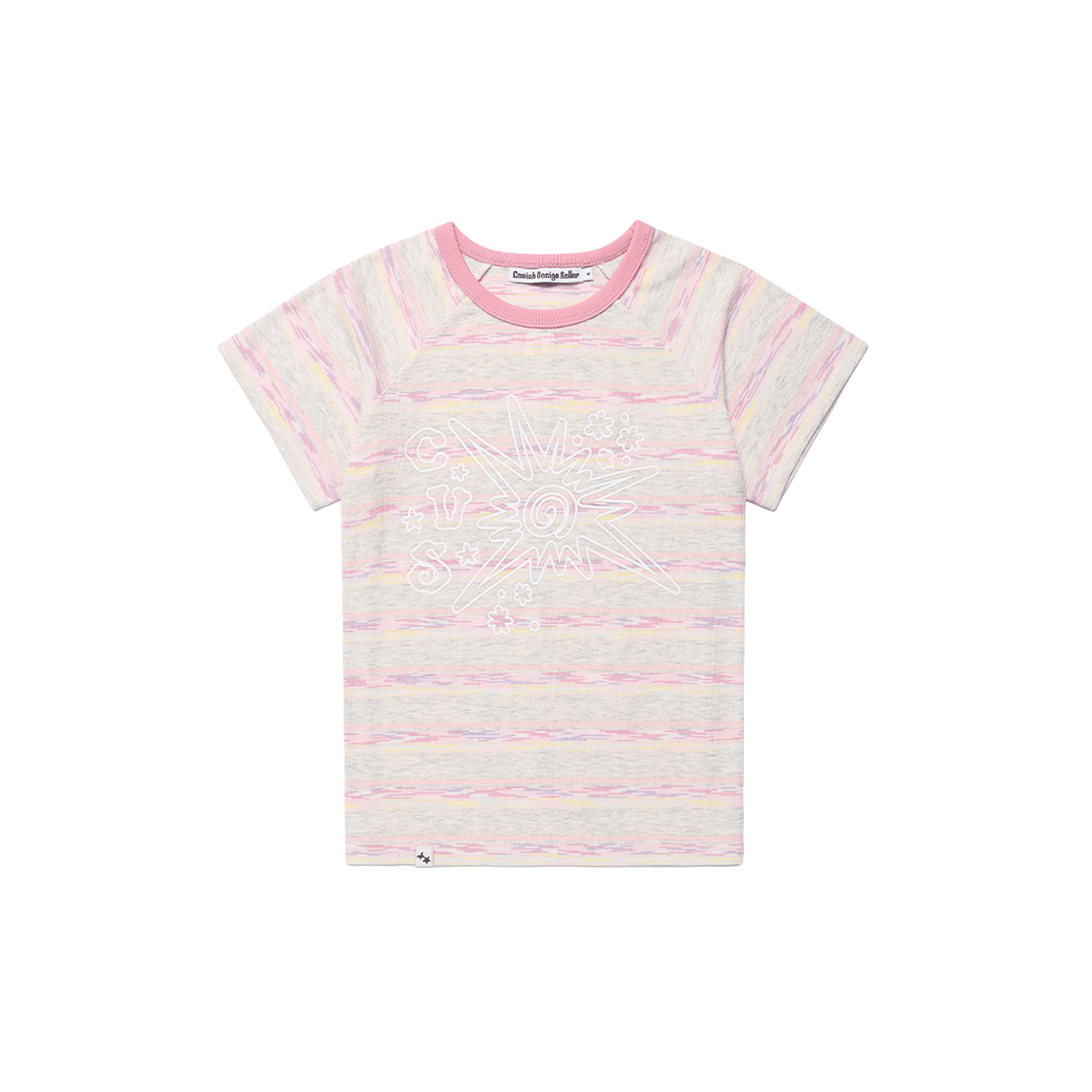 카비시 썬 라이트 래글런 숏슬리브 티 핑크(CAVISH Sun Light Raglan SS Tee Pink)
