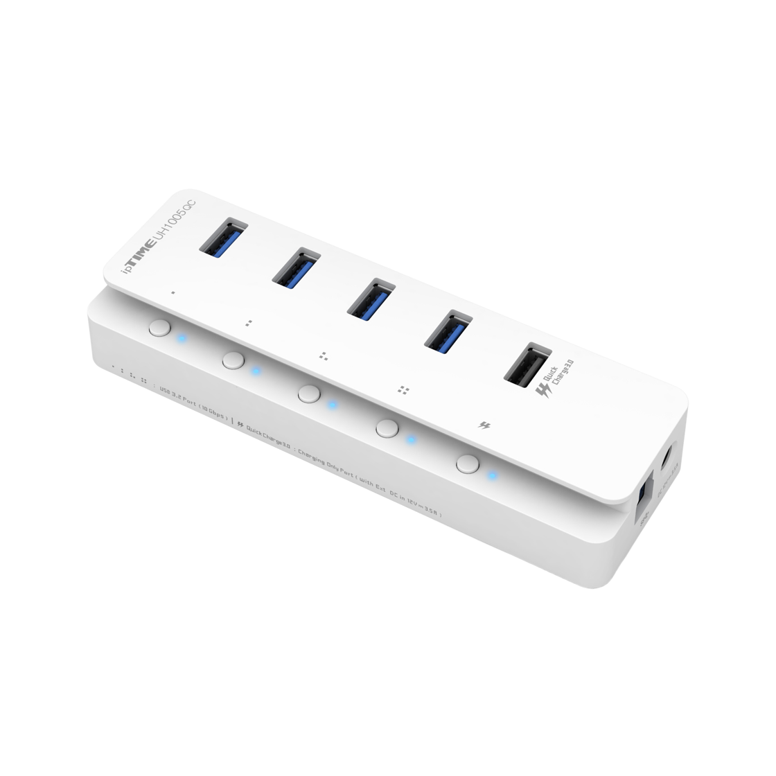 ipTIME UH1005QC 5포트 C타입 USB 3.2 USB허브(ipTIME UH1005QC 5-port type-C USB 3.2 USB hub)