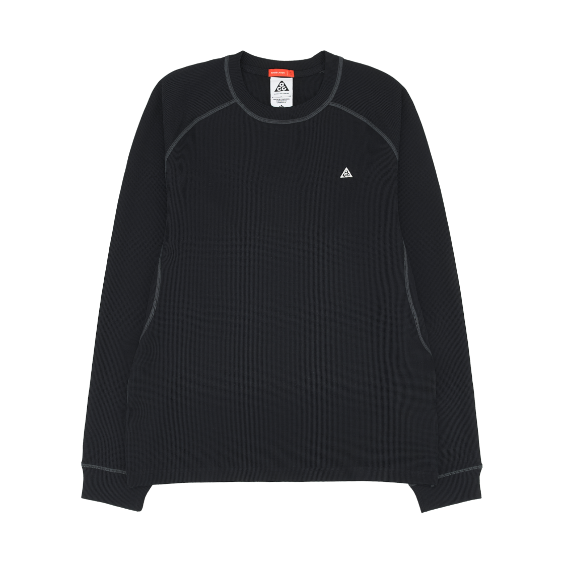 나이키 ACG 치나티 드라이핏 ADV 롱슬리브 탑 블랙 앤트러사이트 - 아시아(Nike ACG Chinati Dri-Fit ADV Long Sleeve Top Black Anthracite - Asia)