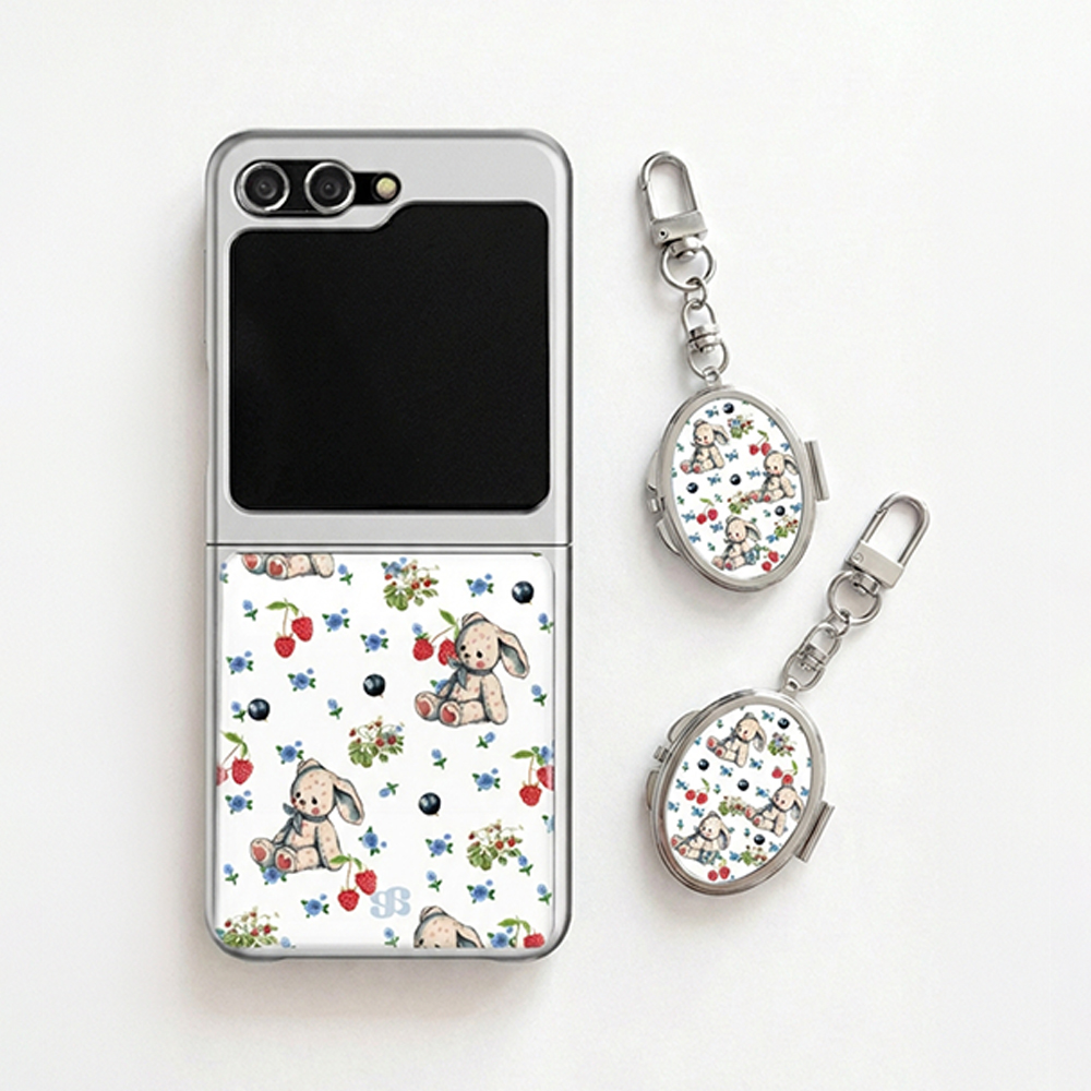 어프어프 버니가든(거울키링)(earpearp Bunny Garden Mirror Keyring) - 2
