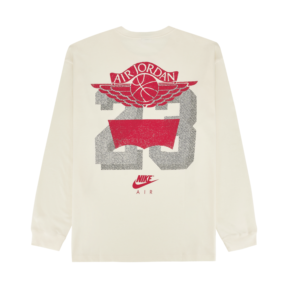 조던 x 리바이스 롱슬리브 티셔츠 페일 아이보리 (IM6730-110)