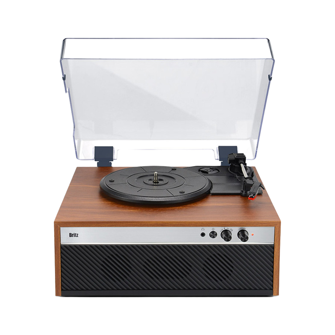 브리츠 턴테이블 LP플레이어 양방향 블루투스 스피커 BZ-AP40BT(Britz Two-Way Bluetooth Turntable LP Player with Built-in Speakers BZ-AP40BT) - 4