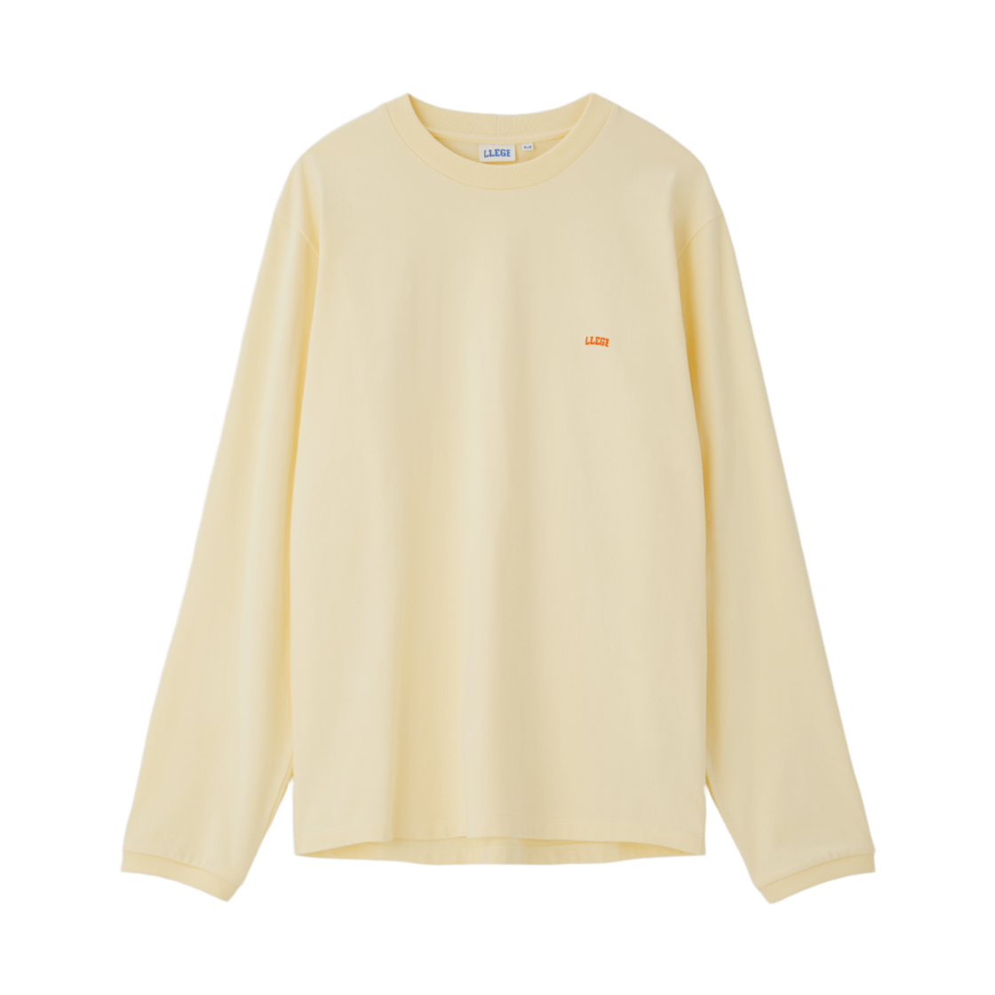 LL25WJLS001YE LLEGE Llege Logo Long Sleeve T-Shirt Yellow